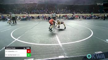 75 lbs Quarterfinal - Ripken Eubanks, Genesis Wrestling vs Rhyder Sutherland, Pawhuska Elks Takedown