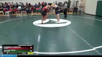 285 lbs Championship Bracket - Nathan Sayle, Buckhorn vs Cameron Thornton, Weaver