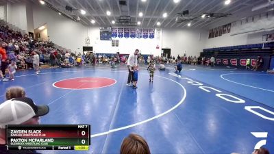 34-35 lbs Round 2 - Paxton McFarland, Glenrock Wrestling Club vs Zayden Slack, Rawlins Wrestling Club