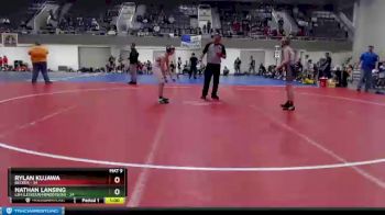 93 lbs Finals (8 Team) - Nathan Lansing, LSH (LeSueur/Henderson) vs Rylan Kujawa, Becker