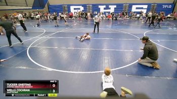 52 lbs Quarterfinal - Tucker Gneiting, AVIATOR WRESTLING ACADEMY vs Wells Cochran, Unattached