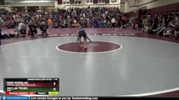 J-8 lbs Quarterfinal - Declan Trueg, IAWC vs Dino Wheelan, Waverly Area Wrestling Club