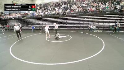 3A 120 lbs Quarterfinal - Dixon Peacock, Emery vs Uriah Anderson, Delta