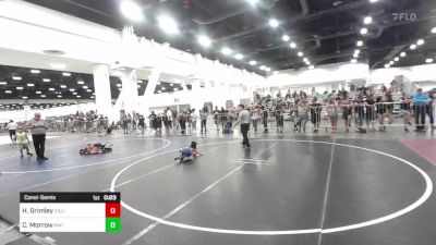 40 lbs Consolation - Hazel Grimley, California Grapplers vs Carson Morrow, Mat Demon WC