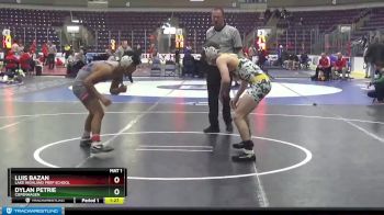 138 lbs Quarterfinal - Dylan Petrie, Copenhagen vs Luis Bazan, Lake Highland Prep School