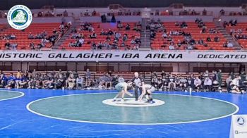 120 lbs Semifinal - Christian Belford, Edmond North vs Chase Napeloni, Delbarton High School