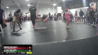Round 1 - Zy`ere Williams, Rivertown Wrestling vs Adrian Walker Ii, Cobra Wrestling Club