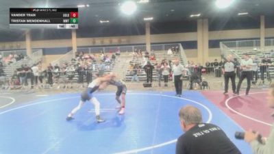 120 lbs Consi Of 16 #2 - Vander Tran, Gold Rush Wrestling vs Tristan Mendenhall, Inwtc
