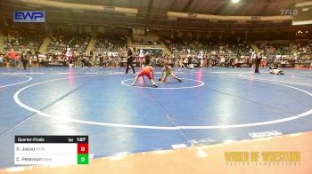 67 lbs Quarterfinal - Gabriel Jasso, Pursuit vs Cruz Peterson, Team Donahoe