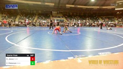 67 lbs Quarterfinal - Gabriel Jasso, Pursuit vs Cruz Peterson, Team Donahoe