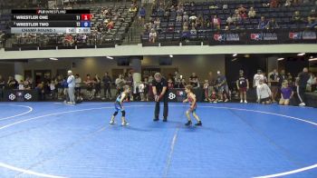 43 lbs Champ. Round 1 - Kolt Stoos, Immortal Athletic WC vs Olive Yang-Elson, Summit Wrestling Academy