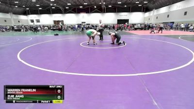 165 lbs Cons. Round 2 - Warren Franklin, Broken Arrow vs Zijie Jiang, Rock Bridge