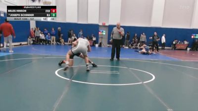 157 lbs Cons. Round 1 - Miles Hinson, St Christopher vs Joseph Schinder, Blair Academy