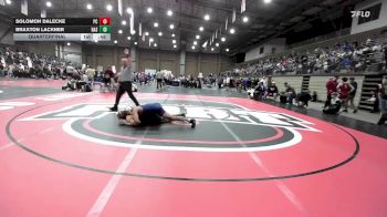 157B Quarterfinal - Solomon Dalecke, Pine Creek vs Braxton Lackner, Basehor-Linwood