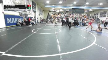 100 lbs Quarterfinal - Kayla Alvaranga, Los Osos vs Riley Rivera, Elsinore