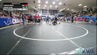 126 lbs Rr Rnd 5 - Jordon Inman, Red Ryder Wrestling Club vs Grant Layne, Lions Wrestling Academy