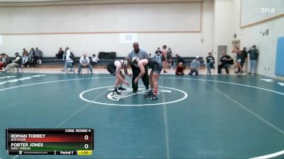 215 lbs Cons. Round 4 - Porter Jones, West Jordan vs Roman Torrey, Box Elder