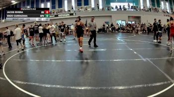 120 lbs Cons. Round 5 - Enzo Carrazana, Maximum Performance Wrestling vs Jacob Rivera, Westside Wc