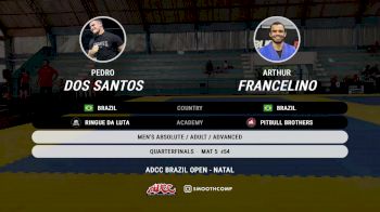 ARTHUR FRANCELINO vs Pedro Dos Santos 2025 ADCC Natal Open