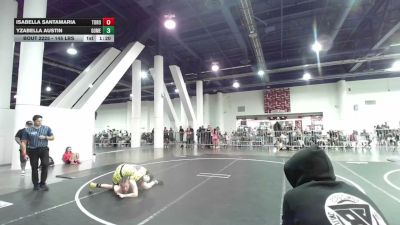 145 lbs Semifinal - Isabella SantaMaria, Toro Tech vs Yzabella Austin, Gomez Brs Gr Ac