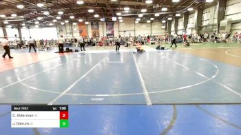 132 lbs Round Of 32 - Cael Alderman, KS vs Justin Gierum, NY