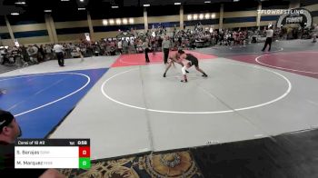 130 lbs Consi Of 16 #2 - Sebastian Barajas, Sunkist Kids/Monster Garage vs Mark Marquez, Rebel WC