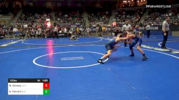 125 lbs Prelims - Noah Kinney, South Callaway WC vs Angelo Ferrari, Best Trained Wrestling