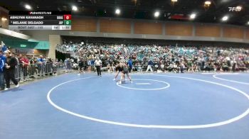 110 lbs Quarterfinal - Ashlynn Kavanagh, Douglas vs Melanie Delgado, Pitman