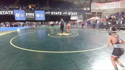 53 lbs Champ. Round 2 - Ramon Cantu, Moses Lake Wrestling Club vs Luciano Gil, Toppenish USA Wrestling Club