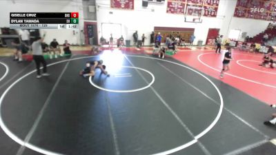 125 lbs Round 2 - Giselle Cruz, Downey High School vs Dylan Yamada, SoCal Hammers
