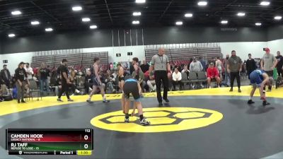 112 lbs Round 1 (8 Team) - RJ Taff, Refuse To Lose vs Camden Hook, Legacy National