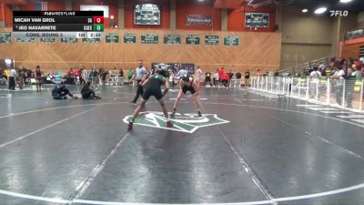 141 lbs Cons. Round 3 - Jeo Navarrete, Cuesta vs Micah Van Grol, Santa Ana College