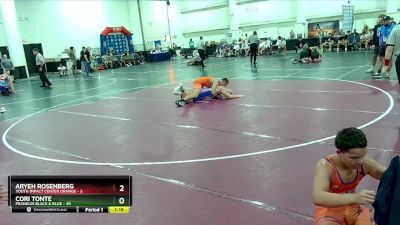 175 lbs Round 5 (6 Team) - Aryeh Rosenberg, Youth Impact Center Orange vs Cori Tonte, Franklin Black & Blue