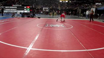 150 lbs Cons. Round 5 - Onyx Kunsaitis, American Falls vs Logan McNally, Wasatch Utah
