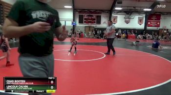 Bracket 15 lbs Quarterfinal - Lincoln Calvin, Mediapolis Youth Wrestling vs Chad Booten, Fort Madison Wrestling Club