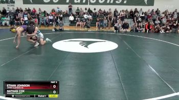 138 lbs Semifinal - Ethan Johnson, James Clemens HS vs Nathan Cox, Madison County