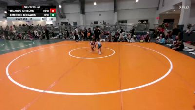 44 lbs Semifinal - Emerson Morales, Liberty Warriors Wrestling Club vs Ricardo Arteche, El Paso Wildcats Wrestling Club