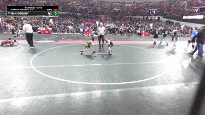 80 lbs Champ. Round 1 - James Kelley Iv, Kewaskum Indians Wrestling Club vs Max Demeny, Ashwaubenon Wrestling Club