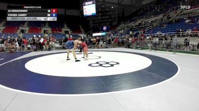 215 lbs Cons. Rd Of 32 - AJ DeMassimo, OH vs Cohen Lumby, MN