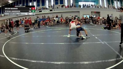 120 lbs Champ. Round 1 - Dylan Maddox, Foundation Wrestling vs O`Ryan Anderson, FEWA