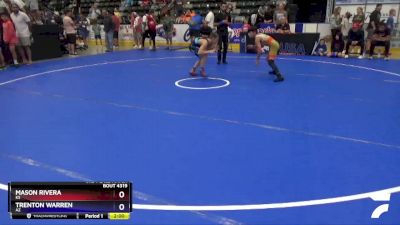 86 lbs 3rd Place Match - Mason Rivera, KS vs Trenton Warren, AZ