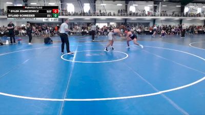 Silver 165 lbs Champ. Round 2 - Syler Zdanczewicz, Wartburg vs Ryland Schneider, Wisconsin-La Crosse