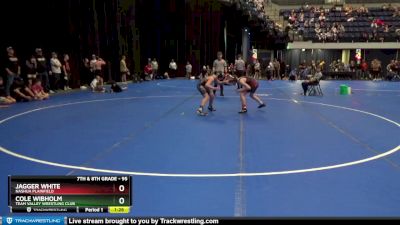 95 lbs Cons. Round 2 - Jagger White, Nashua Plainfield vs Cole Wibholm, Team Valley Wrestling Club