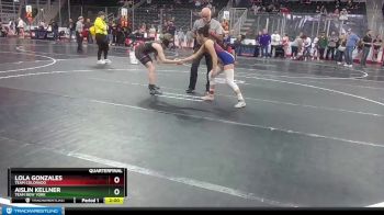 100 lbs Quarterfinal - Aislin Kellner, Team New York vs Lola Gonzales, Team Colorado