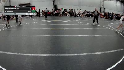 126 lbs Round 5 (6 Team) - R Ortega, North Hunterdon WC vs Austin Bernash, Upstate Uprising