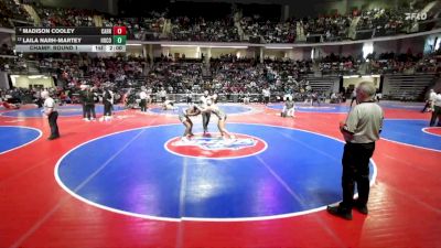 170 lbs Champ. Round 1 - Madison Cooley, Carrollton vs Laila Narh-Martey, Houston County