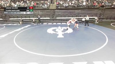 6A 170 lbs Quarterfinal - Claire Bartlome, Herriman vs Kenzie Walred, Cedar Valley