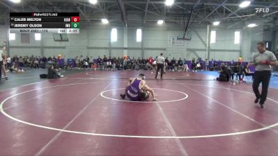 174 lbs Cons. Round 2 - Caleb Melton, University Of The Ozarks vs Jeremy Olson, Illinois Wesleyan