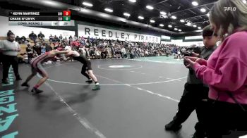 120 lbs Cons. Round 2 - Chase Nyznyk, San Luis Obispo vs Kevin Martinez, Chowchilla