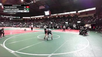 146 lbs Cons. Round 3 - Blaze Johnston, OLB1 vs Garrett Hettinger, SGO1